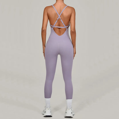 Adjustable Back Fitnes Women Bodysuits Corset Yoga Set Push up Gym One Piece Jumpsuit Workout Jumpsuit Female Active Wear XP274